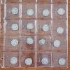 Image 1 : $4.00 Face Value in Assorted 90% Silver United States Washington Head Quarters in Binder Page