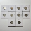 Image 8 : x10 Assorted Years United States 90% Silver Mercury Dimes - Face Value: $1.00