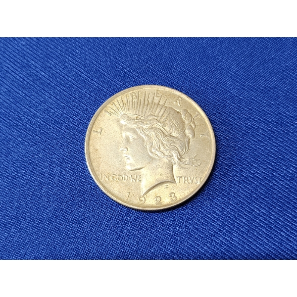 1923 90% Silver Peace Dollar