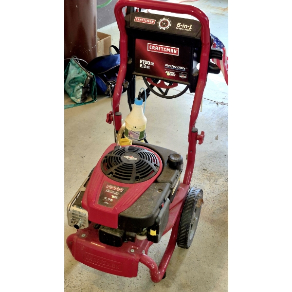 Louisville Home Pickup - LIKE NEW - CRAFTSMAN 2700PSI 5 IN 1 PRESSURE WASHER - SEE ALL PICS