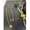 Image 6 : Beautiful Costume Jewelry - Includes Several Necklaces (4 Heart Necklaces) - Earrings - Moose Rope