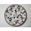Image 1 : Vintage Mosaic Tile Dish With 1962 Franklin Half Dollar - 90% Silver