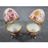 Image 6 : Two Unique Decorated Egg Trinket Jewelry Boxes