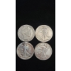 Image 1 : Assorted Years Barber & Walking Liberty 90% Silver Half Dollars - Face Value: $2.00
