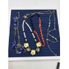 Image 1 : Costume Jewelry - 5 Beautiful Necklaces - Red - Blue - Starfish - Etc
