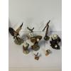 Image 1 : Eagle Statues - Set of 8 - 2 small - Let your Spirit Soar Eagle Statue with Crosses 
