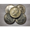 Image 1 : Five 40% Silver Kennedy Half Dollars - $2.50 Face Value