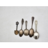 Image 6 : Lot of 5 Assorted Unique Sterling Silver Spoons Total Weight: 80.0g