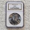 Image 1 : NGC MS69 Graded 1986 .999 Fine Silver 1oz. Eagle