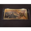 Image 2 : Rare Pope Francis Vatican $10 Million Note - Gold Back .999 - 24K Bill In Protective Holder - Mint C