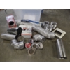 Image 2 : Large Tote With All New Dryer Ducting Supplies Including Tin, Metal Tape, Hoses & More