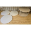 Image 1 : 4 10.5" Lazy Susans - (3) Single Tier & (1) Double Tier