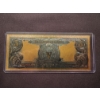 Image 2 : Indian Gold Certificate $5.00 Gold Foil .999 - 24K Note In Protective Holder - Mint Condition
