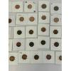 Image 6 : Assorted Wheat & Some Copper Pennies in Basket - In labeled Cards - Various Years - Some Die Cracks 