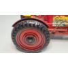 Image 4 : Vintage Red 12" Marx Tin Lithograph Toy Tractor With Plow