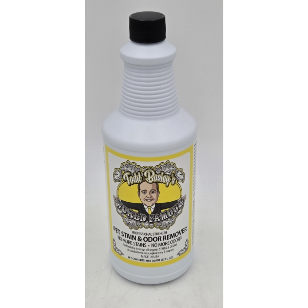 New 32oz Todd Bosleys World Famous Pet Stain & Odor Remover