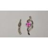 Image 1 : (2) Sterling Silver Necklace Pendants - Weight: 2.9g