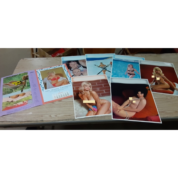 Risque' Continuation Of 1971 Salesman Sample Calender Grouping - See All The Pictures !   Smile!