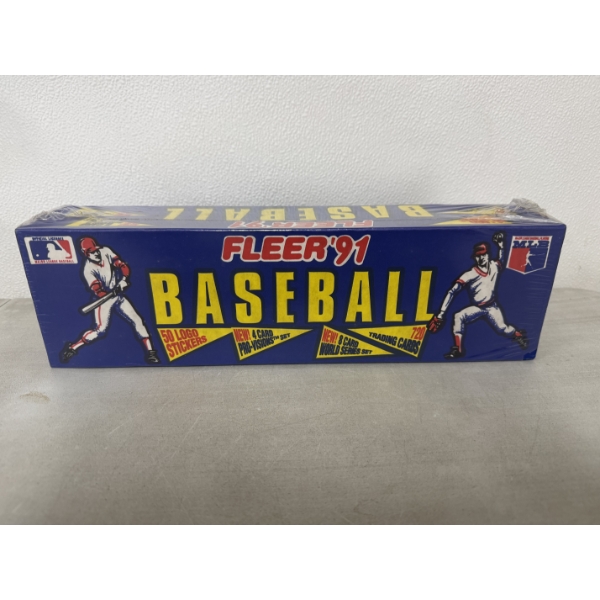 1991 Fleer Factory Sealed Baseball Card Set - Mint Condition & Sealed In Plastic