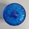 Image 3 : Vintage Fenton Glass Colonial Blue Lidded Compote