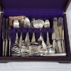Image 4 : 5.6 LBS of Assorted Silverplated Silverware in Storage Box