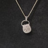 Image 2 : Lot of Assorted Sterling Silver Jewelry: Ring, Necklace, & Pin - TW: 12.1g