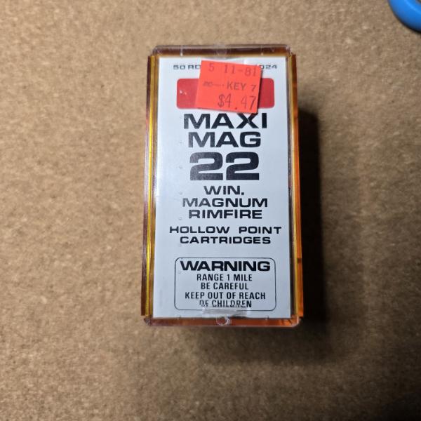 (50)  Rounds of .22 WIN Caliber Hollow Point Ammo