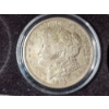 Image 2 : 1921-D Silver Morgan Dollar in Capsule & Nice Black Display Box That Holds Up To Three