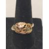 Image 2 : 10K Black Hills Gold Tri-Color Ring (Size 7) & 10K Gold Pair Of Matching Earrings-Total Weight: 4.7g