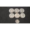 Image 1 : Assorted Years & Mint Marks Washington Head 90% Silver Quarters & 1940 90% Silver Mercury Dime 