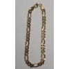 Image 2 : 10K Yellow Gold 9" Figaro Bracelet - Weight: 8.2g