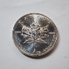 Image 1 : Royal Canadian Mint 1 oz .9999 Fine Silver 1992 Canadian Maple Leaf $5 Coin  