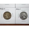 Image 3 : $1.00 Face Value in Assorted United States 90% Silver Washington Quarters