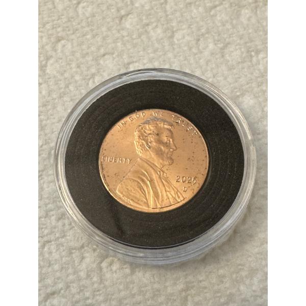 Super Rare 2025-D United States Lincoln Penny - Mint Condition - The Last Penny - EVER