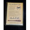 Image 4 : Limited Edition, Vintage 1995 Babe Ruth Card, Mini Hardwood Bat & Stand 