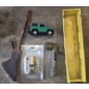 Image 1 : Toy Jeep, Wooden Child Size Guitar, Army Flashlight and More