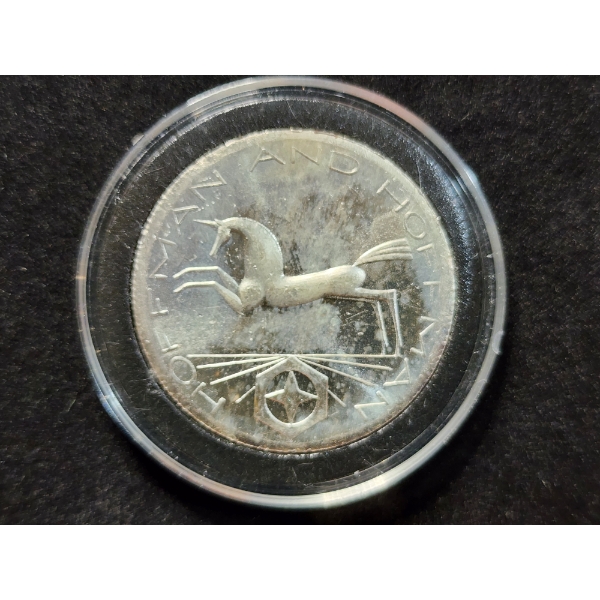 Vintage Hoffman and Hoffman 1981 One Oz Fine Silver .999+ Round in Protector