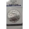 Image 2 : NGC 2007 MS 69 Early Releases 1 Troy Ounce .999 Fine Silver American Eagle 