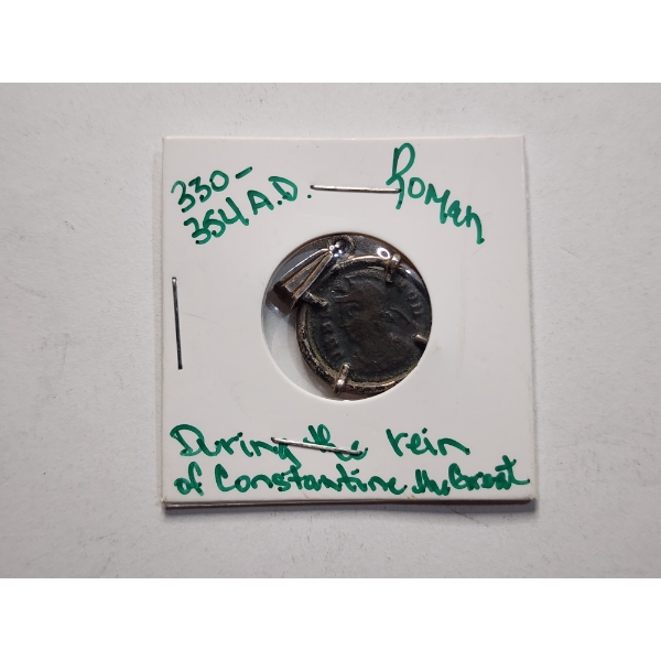 Urbs Roma COMMEMORATIVE Ancient Roman 330-354 AD Coin From Constantine The Great Era ~ 