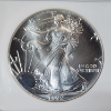 Image 2 : 1992 American Silver Eagle $1 - 1 oz .999 Fine Silver - Graded by NGC MS 69