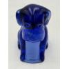 Image 1 : Adorable Degenhart Vintage Glass Dog Figurine-Blue Bird
