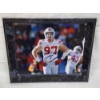 Image 2 : Hand Signed Ohio State Buckeyes Joey Bosa 8.5" X 11" Photograph on Very Nice Display ~  