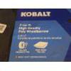 Image 8 : Like New! Kobalt 2 Wheel 7 Cubic Foot Steel Push Wheelbarrow With Scrap Wood & Small Shovel As Shown