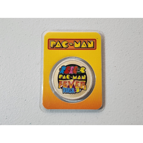 PAC-MAN 1 oz .999 Fine Silver Round - In Sealed Package