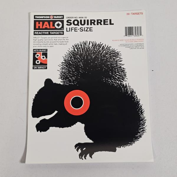 Thompson Target Halo Reactive Targets (Squirrel) - Pack Of 20
