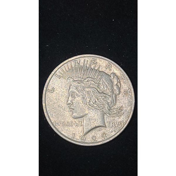 1923 90% Silver Peace Dollar