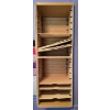 Image 1 : Wall Shelving Unit with Many Adjustable Shelves - 13x13x36
