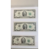 Image 1 : (3) United States 1976 $2 Federal Reserve Notes Including Series 1976 $2 STAR Note - Face Value: $6