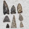 Image 1 : EARLY AMERICAN! Antique Assortment of Native American Stone Artifacts including Arrow/Spear Heads