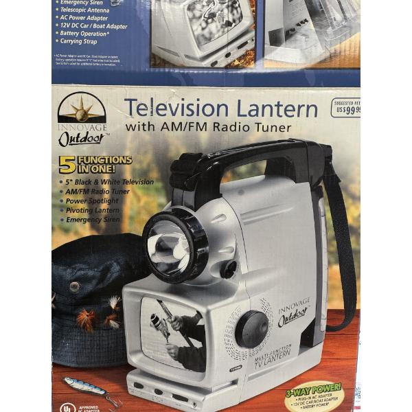 Innovage Outdoor Multi- Function TV Lantern - In The Box 